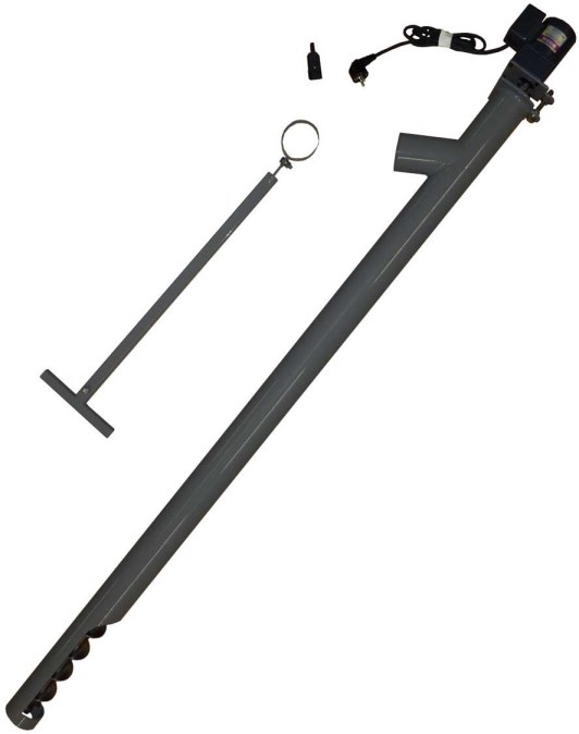 ATMOS DRA50 šnekový dopravník 4m, hriadeľový