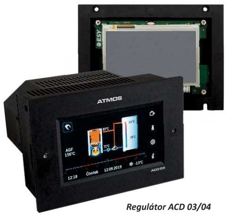 ATMOS ACD03 AGF sada ekvitermnej regulácie