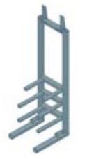 BAXI montážny rám pre závesné kotly MP+ 1.35-1.150