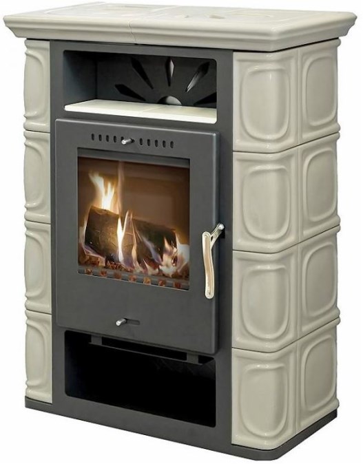 THORMA BORGHOLM KERAMIK TOP krbové kachle 7kW slonová kosť