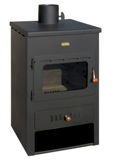 PRITY K1 W8 krbové kachle 13,7kW, s výmenníkom, čierna