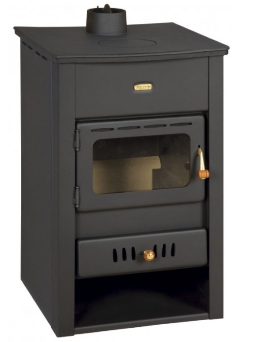 PRITY K2 CP W10 krbové kachle 13,3kW, s výmenníkom, čierna