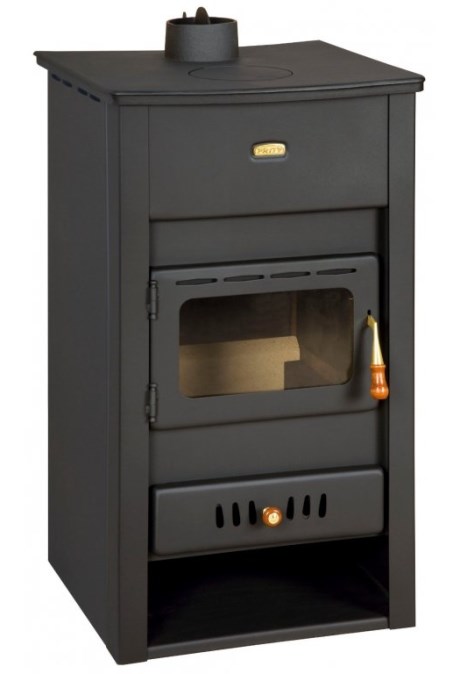 PRITY K2 CP W13 krbové kachle 15kW, s výmenníkom, čierna