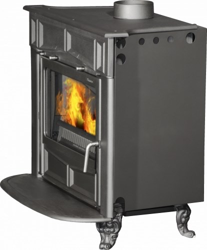 PLAMEN GLAS FRANKLIN krbové kachle 11kW, čierna