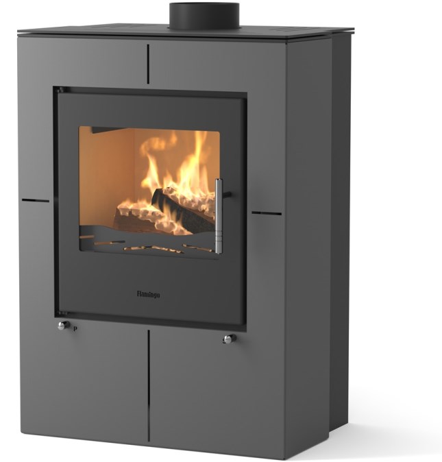 HS FLAMINGO EVENES krbové kachle 3-12kW, šedá
