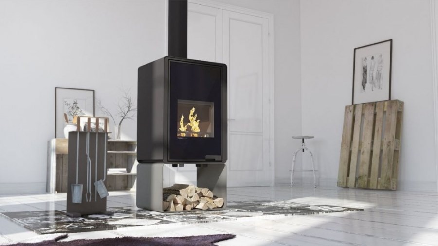 HS FLAMINGO DELUXE PENTAI krbové kachle 3-11kW, šedá