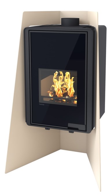 HS FLAMINGO DELUXE ISLAND krbové kachle 3-11kW, krémová