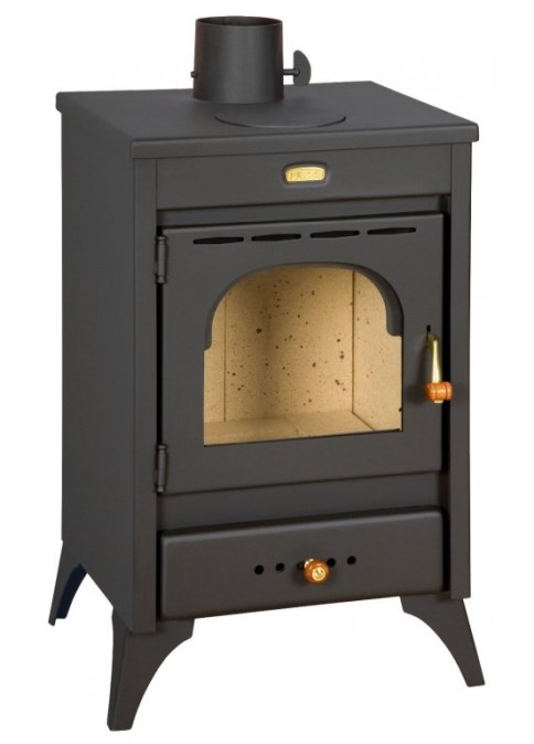 PRITY K1 R krbové kachle 9,5kW, čierna