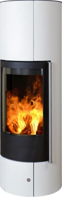 ABX OREGON I krbové kachle 3-8kW, čierna/biela