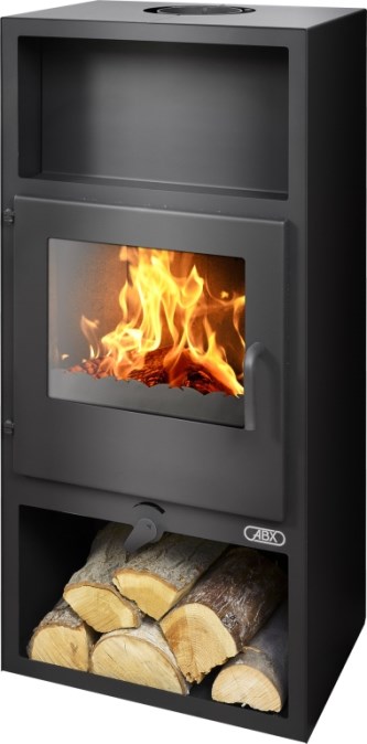 ABX NARVIK I krbové kachle 2,5-7kW, čierna