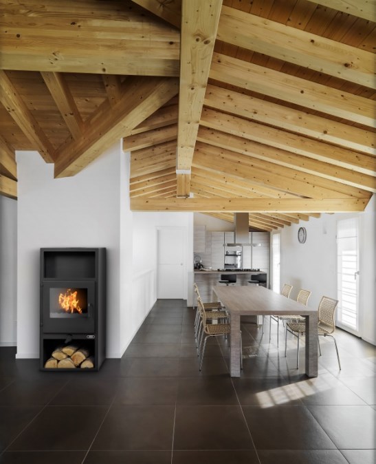 ABX NARVIK I krbové kachle 2,5-7kW, čierna