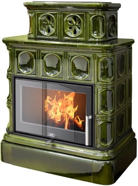 ABX KARELIE EXKLUSIVE kachľová pec 5-12kW, zelená