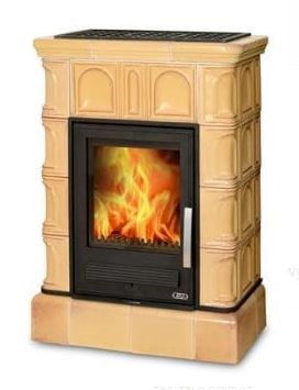 ABX BRITANIA EXKLUSIVE kachľová pec 3,5-9kW, tabakbraun