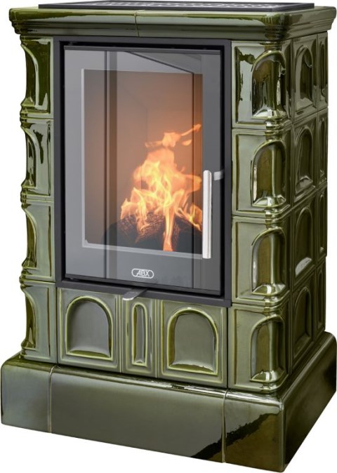 ABX BRITANIA EXKLUSIVE kachľová pec 3,5-9kW, zelená