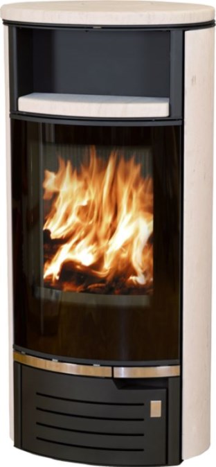 ABX ATLANTIK 5 III krbové kachle 2,5-7kW, cream