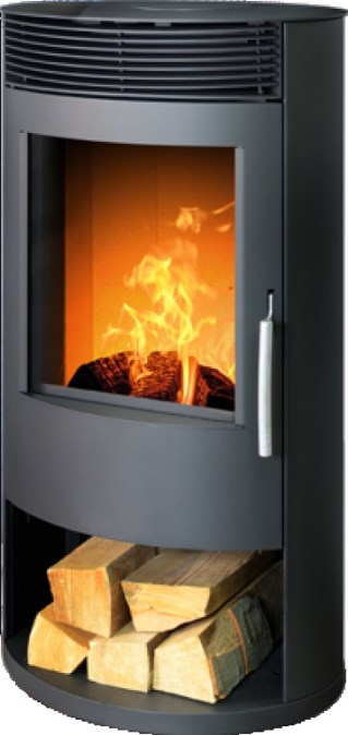 ABX TARTU 5 krbové kachle 2,5-7kW, čierna