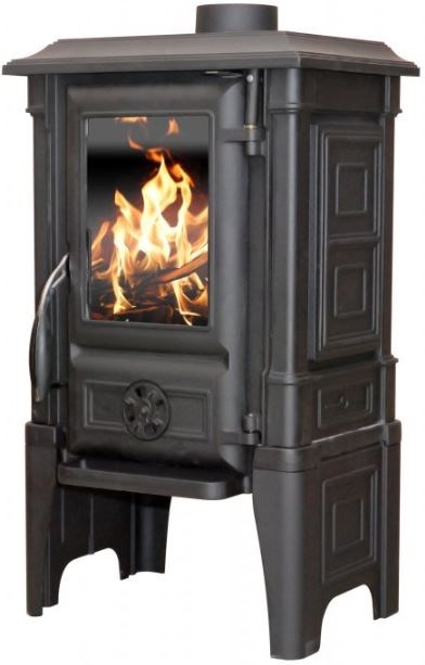 GUČA ARINA 1210 krbové kachle 6,5kW, čierna