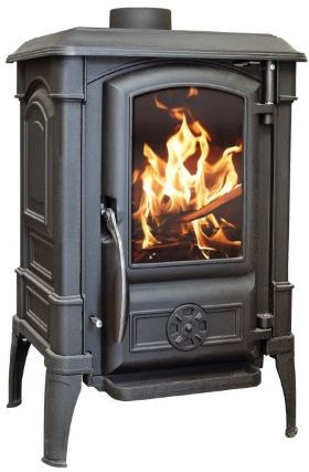 GUČA ARINA 2110 krbové kachle 6,5kW, čierna