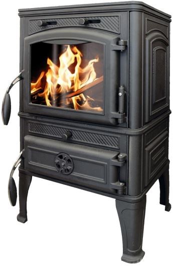 GUČA LAVA krbové kachle 12,5 kW, čierna