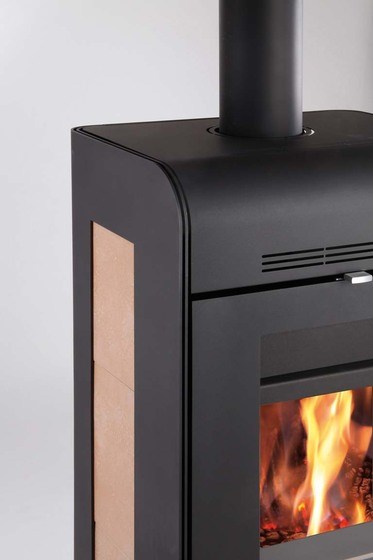 HAAS+SOHN ANDRUS krbové kachle 4,9-14,9kW, s výmenníkom čierna/béžová