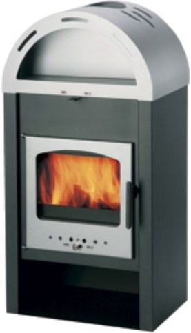 HAAS+SOHN VAASA PLUS V krbové kachle 4,9-8,3kW, antracit/strieborná