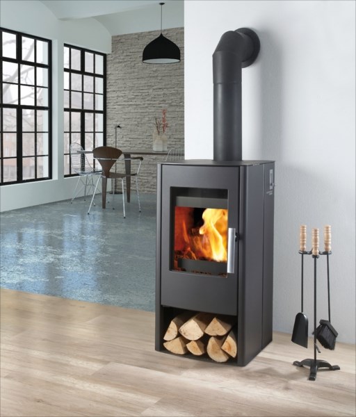 HAAS+SOHN HERBORN II krbové kachle 3,0-6,4kW, čierna