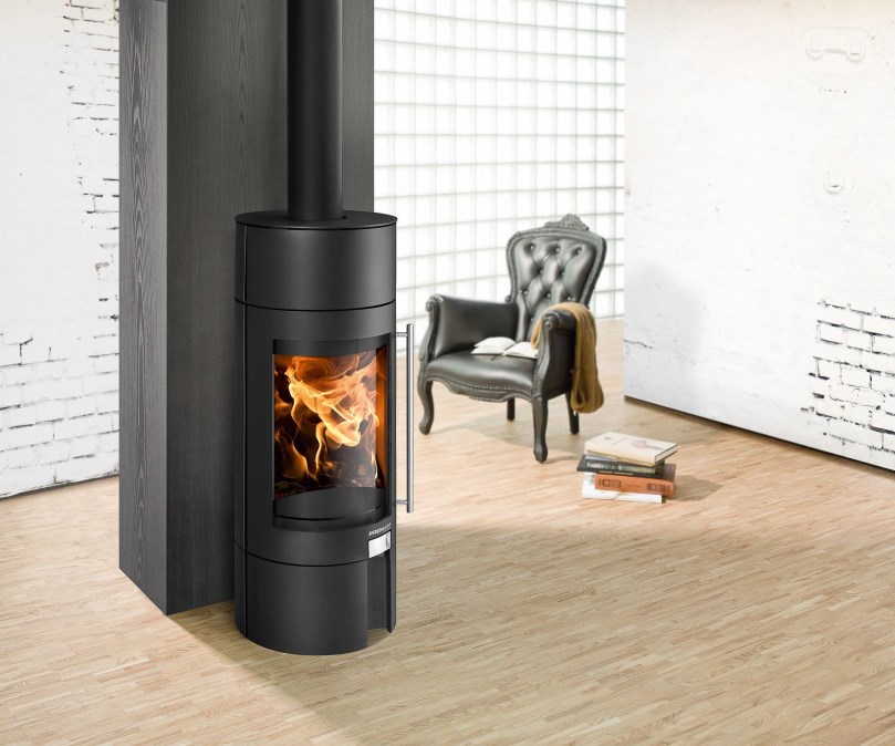HAAS+SOHN OVALIS PICCOLO krbové kachle 2,5-5,3kW, čierna