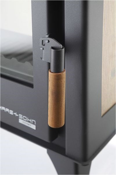 HAAS+SOHN FORESTA krbové kachle 2,7-8,1 kW, čierna/dekor drevo