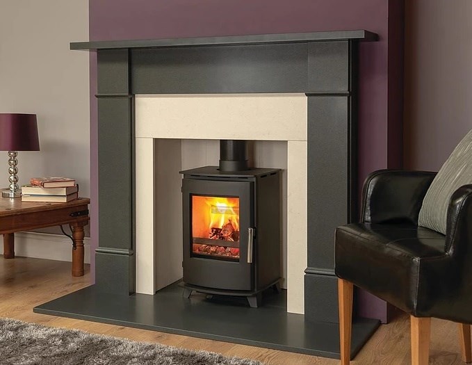 HEDE 3 AIR krbové kachle 4,5kW, čierna