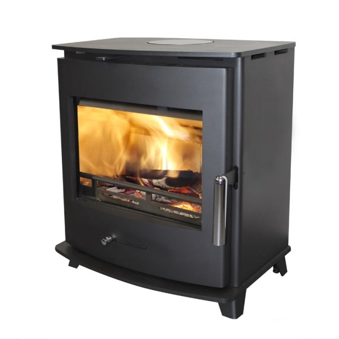 HEDE 5 krbové kachle 6,5kW, čierna