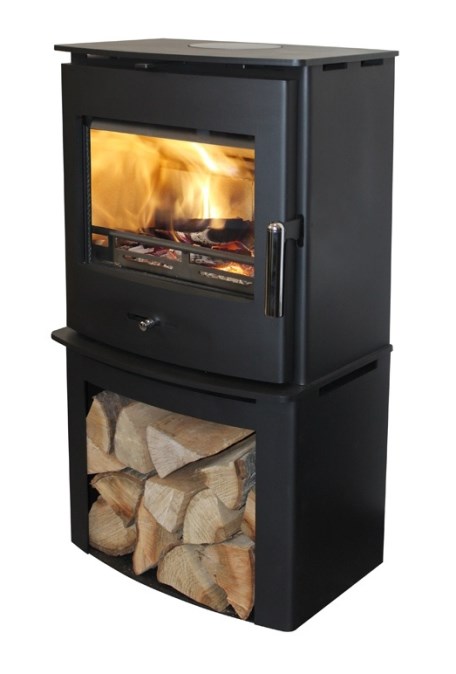 HEDE 5D krbové kachle 6,5kW, čierna (komplet)