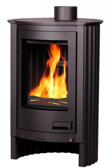 HS FLAMINGO MASTERFLAMME PICCOLO I krbové kachle 7kW, čierna