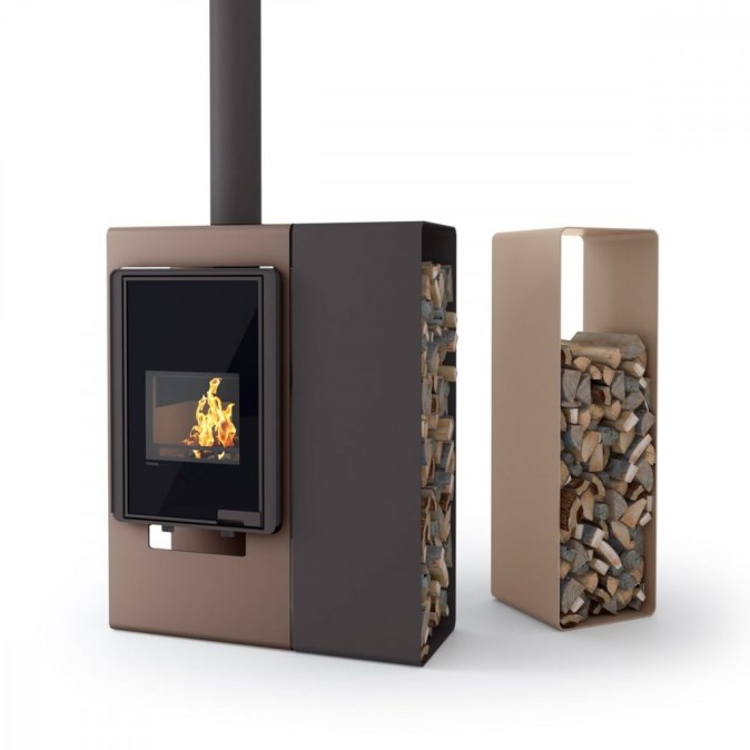 HS FLAMINGO DELUXE SINGA krbové kachle 9kW, krémová