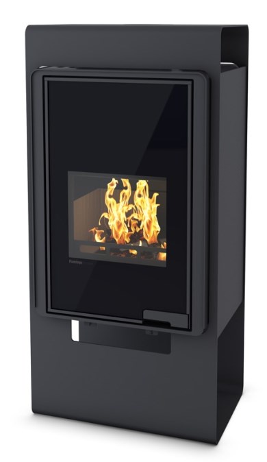 HS FLAMINGO DELUXE SINGA krbové kachle 9kW, čierna