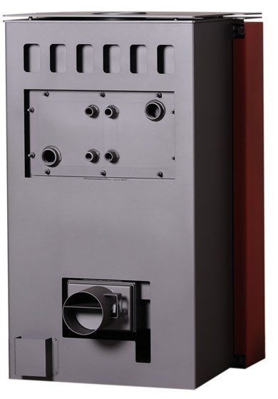 HS FLAMINGO AQUAFLAM VARIO SAPORO krbové kachle 11/5kW, s výmenníkom, manuálna regulácia, zamatovo hnedá