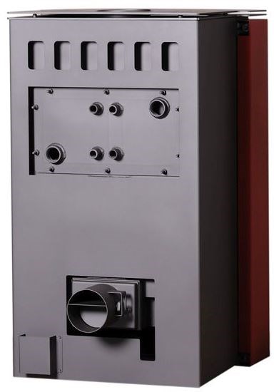 HS FLAMINGO AQUAFLAM VARIO LEND krbové kachle 11/5kW, s výmenníkom, manuálna regulácia, červená