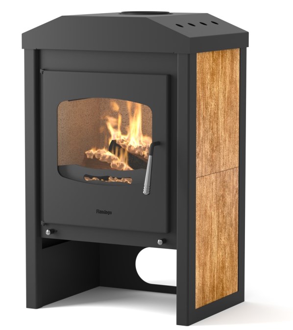 HS FLAMINGO VEGA krbové kachle 9kW, orech