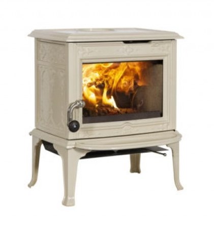 JOTUL F 100 ECO.2 LL SE krbové kachle 4,9kW, slonová kosť