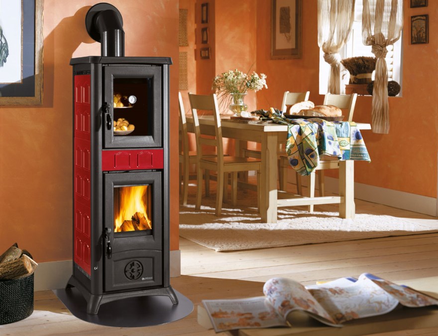 NORDICA GEMMA FORNO ELEGANCE krbové kachle 3-10kW, s rúrou, biela