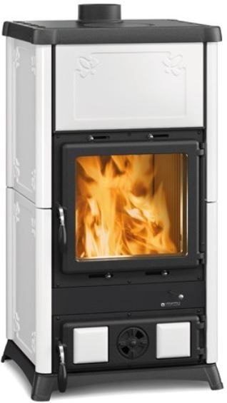NORDICA FEDORA kachľová pec 4-12kW, biela