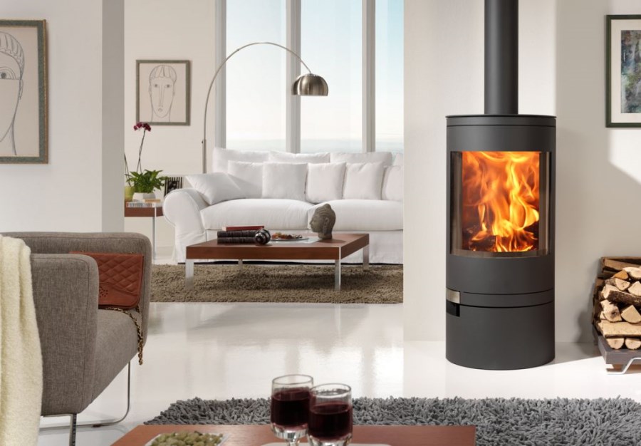 PANADERO AKITA krbové kachle 6,3kW, čierna