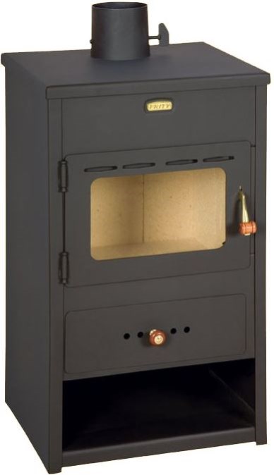 PRITY K1 krbové kachle 9,5kW, oceľ, čierna