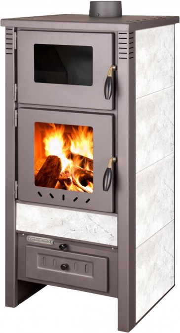 PRO-TERMO TAURUS CERAMIC krbové kachle 12kW, s rúrou, biela
