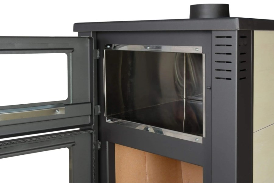 PRO-TERMO TAURUS CERAMIC krbové kachle 12kW, s rúrou, biela