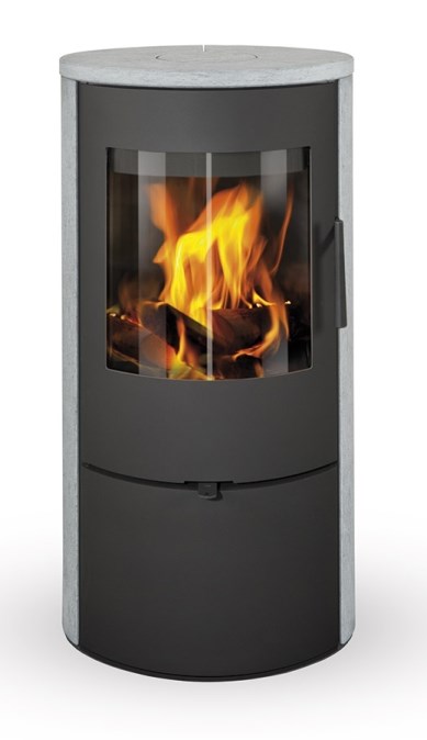 ROMOTOP EVORA 22 krbové kachle 2-6,5kW, čierna/kameň