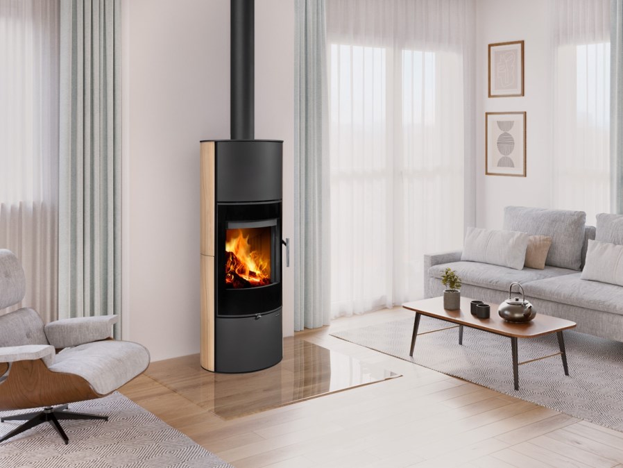 ROMOTOP LAREDO 04 AKUM krbové kachle 3-8kW, akumulačné, pieskovec