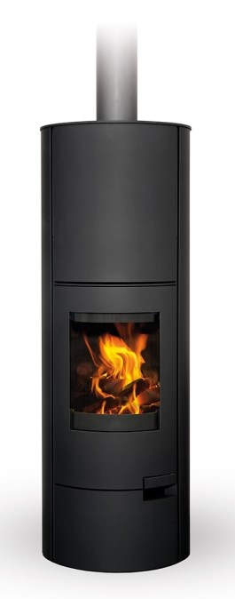 ROMOTOP LUGO N03 AKUM krbové kachle 3-7,8kW, akumulačný, plech, čierna