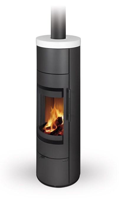 ROMOTOP LUANCO N01 AKUM krbové kachle 2,9-7,4kW, akumulačná, čierna