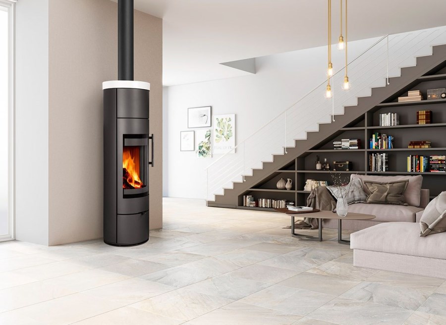 ROMOTOP LUANCO N01 AKUM krbové kachle 2,9-7,4kW, akumulačná, čierna