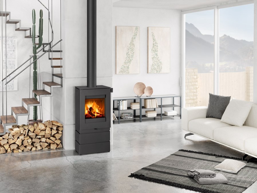 ROMOTOP TILU L 03 krbové kachle 2,9-7,5kW, čierna
